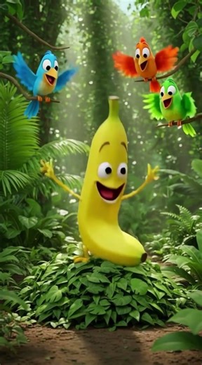 🍌 The Banana Who Wanted to Fly ✈️ | Funny Cartoon Story for Kids