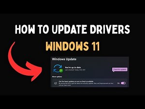How to Update Drivers Windows 11