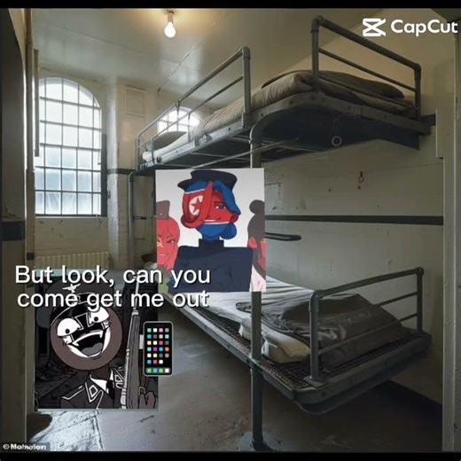 When you call your mom in jail but gone terribly wrong ☠️😂 #countryhumans #countryballs #funny