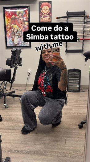 Simba Tattoo Process: From Stencil to Stunning Art