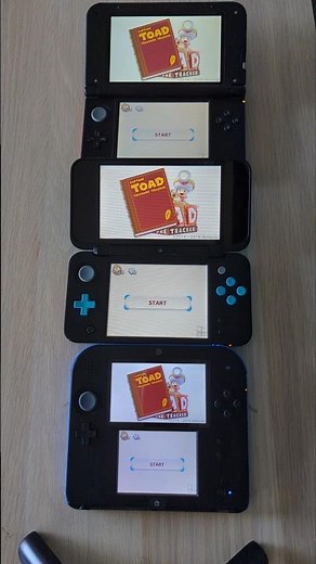 Toad Treasure Tracker- Nintendo 3DS XL vs New 2DS XL vs 2DS Speed Comparison