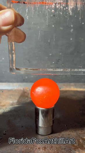 89K views · 769 reactions | RED HOT SHAPES vs ice 流 #science #satisfying #hotshapes #ice #experiment #asmr #fblifestyle | Florida Foundry | Facebook