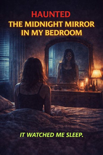 Every night at exactly 12:00 AM, my bedroom mirror feels different. The reflection lags — just slightly — like it’s thinking before copying me. One night, I tested it. I raised my hand quickly. My reflection raised it a second later. The next night, I didn’t move at all. But the reflection did. If you ever notice your mirror moving before you do… don’t blink. Because whatever’s inside might be waiting for you to look away. 👀🪞 #M#MidnightMirrorC#CreepyStoryM#MirrorHorrorP#ParanormalExperienceti
