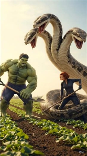 Hulk take the revenge from 3 head python 🐍