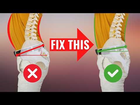 FIX Anterior Pelvic Tilt in 100 Seconds for PERFECT Posture