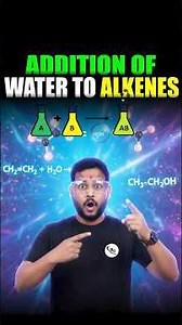 Addition of Water to Alkenes 💧 | NEET 2026 Organic Chemistry | NEET Preparation 2026 #neet2026