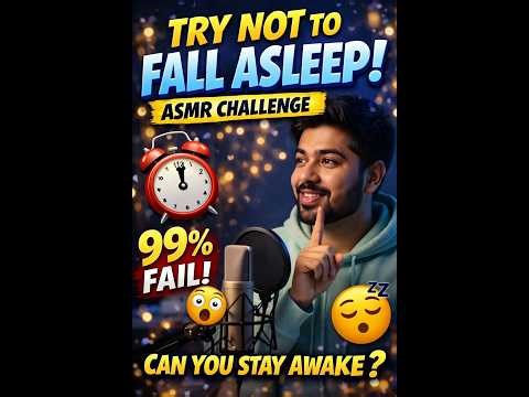Try NOT To Fall Asleep 😴 (ASMR Challenge – 99% Lose!)