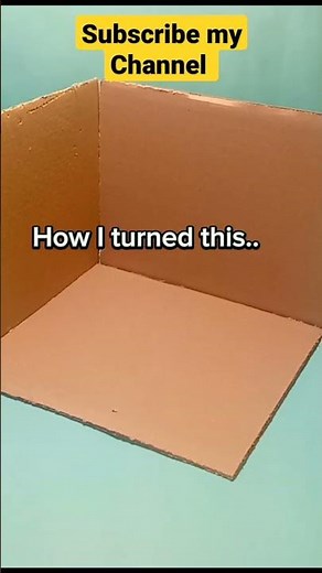 😎Diy mini cardboard dollhouse #dollhouse #youtube #youtubeshorts #ytshorts #cardboard #shorts