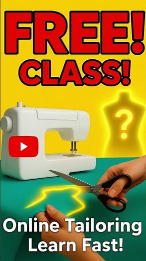 "Tailoring Made Easy 👗 | Free Online Tailoring Course for Beginners"