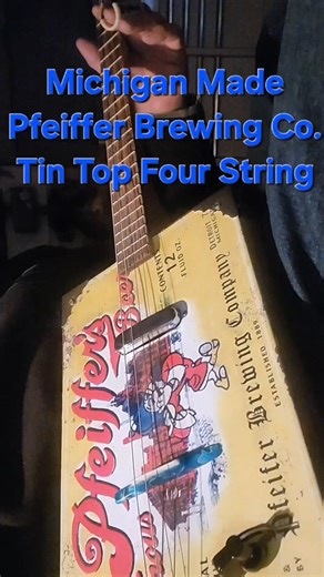 ​Michigan Made 🍺 Pfeiffer Tin Top 🎸