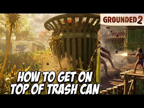 Grounded: How to Get On Top of the Trash Bin (Easy Route)