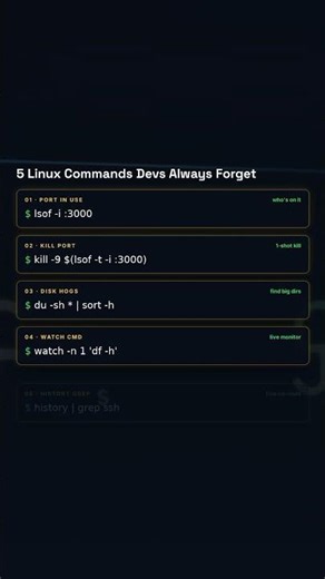 Useful Linux Tricks Every Developer Needs ⚡