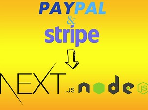 Stripe or paypal payment integration in your nextjs or react node js