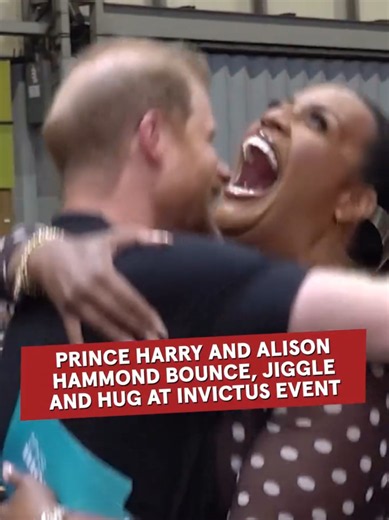 Prince Harry and Alison Hammond dance at Invictus event