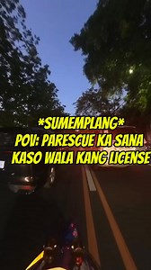 *Sumemplang* Antay sana ng rescue pero naalala mo wala ka palang Driver license at baka mareport pa sa Pulis 🤣 #funny #reelsviralシ #reelsfacebook | Ms April Alava