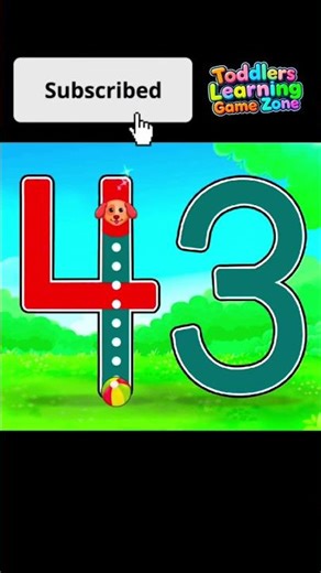 Learn and recognize number 43 | खेल खेल मे सीखो।