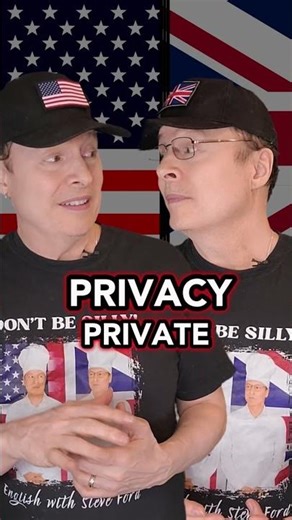American or British? How to say privacy? #englishtips #pronunciation #inglês