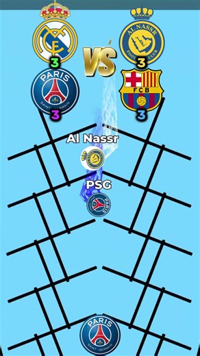 This 12-Marble Race Was Crazy 😱 #shorts #realmadrid #alnassr #psg #barca #marblerace #viral