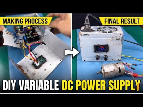 How to Make Variable DC Power Supply | DIY Adjustable Power Supply 0-30V