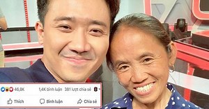 Xuất hiện cùng Bà Tân Vê Lốc, ảnh của Trấn Thành đạt lượng like "siêu nhanh khổng lồ"!