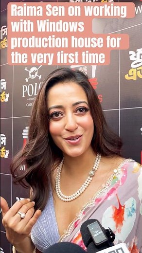 Raima Sen was present at the wrap up party of Phool Pisi & Edward - directed by Shiboprosad duo
