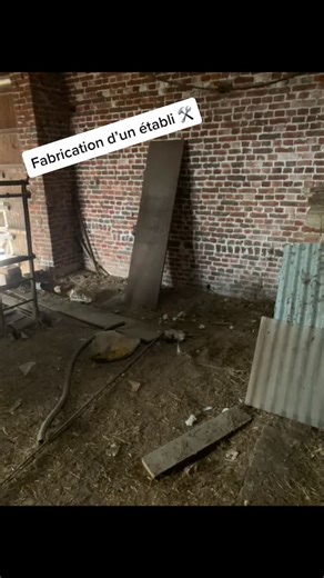 Fabrication d’un établi avec 100 % de récup, pour le futur atelier 🛠