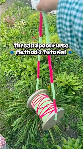 DIY Thread Spool Purse (Method 2) | EASY Upcycled Cardboard Build | Whimsical Fairycore Craft