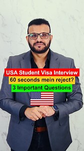 🇺🇸 USA Visa Interview Tips 🇺🇸 In this video, we share helpful tips to raise awareness about preparing for your USA student visa interview. Learn how to answer key questions with confidence and improve your chances! Watch now for valuable insights. #studentvisa #visainterview #helpfultips #visainterview #VisaTips | Immigration with Rizwan Ul Haque