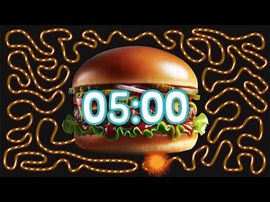 5 Minute burger 🍔 bomb 💣 timer