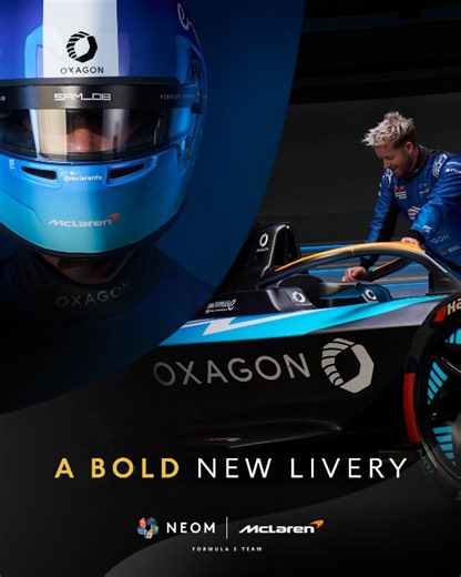 26K views · 224 reactions | The NEOM McLaren FE Team special edition livery is a visual expression of our shared passion for innovation and sustainability. Inspired by OXAGON, the livery represents our vision for a smarter, more sustainable future. #NEOM #NEOMxMcLaren | NEOM | Facebook