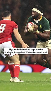 ♨️The much-anticipated return of South Africa’s leader 🇿🇦🏆 💢How excited are you to see Siya Kolisi back in action for the #Springboks? #R365 | Rugby365