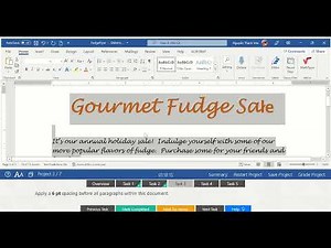 Gmetrix Mos Word 2016 exam 3 project 3