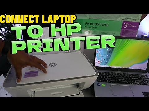 Connect Computer Laptop To HP Deskjet 2800, 2700 & 2600 Series Printer Over Wi-Fi FULL SETUP