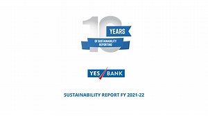 YES BANK's Sustainability Report for FY 2021-22 marks its decade-long leadership in ESG reporting. As it ushers in a new decade of sustainability reporting, the Bank remains committed to advancing its ethos of responsible banking, as a strategic differentiator in its next phase of growth. Read our latest Sustainability Report here: https://bit.ly/3Ct9Ww2 | YES BANK