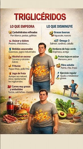 Triglicéridos Altos: Qué Los Empeora y Qué Los Reduce?