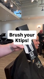 One of the most important parts of a ktip extension service happens after they leave your chair. If your client doesn’t know how to care for them properly, even the best install won’t last. When it comes to tip extensions, scalp care is everything. Skipped or improper brushing at the root can cause matting around the bonds. That’s why I always take time to show my clients how to gently brush the scalp area, not just the mid-lengths and ends. I personally use the Christian Michael brush for this 