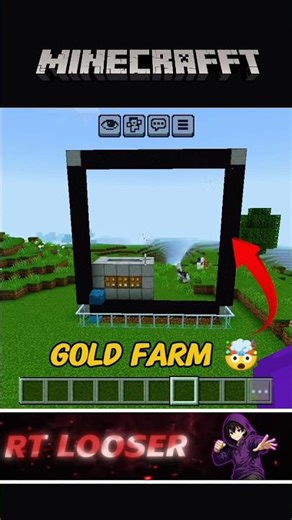 GOLD + XP FARM 😱🤯 #trending #minecraft #viral #shorts
