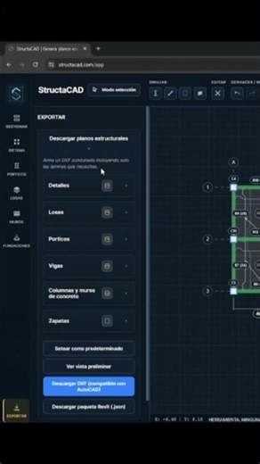 Planos estructurales automáticos desde ETABS