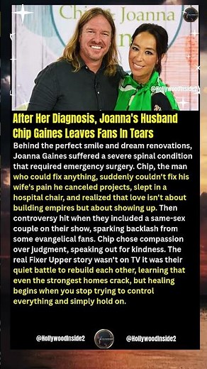 After Her Diagnosis, Joanna's Husband Chip Gaines Leaves Fans In Tears #shorts