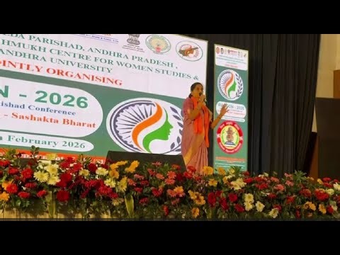 Dr.Manohari Velamati Emotional Speech-Env Damage-Felicitation-Women Ayurved Parishad Conference-2026