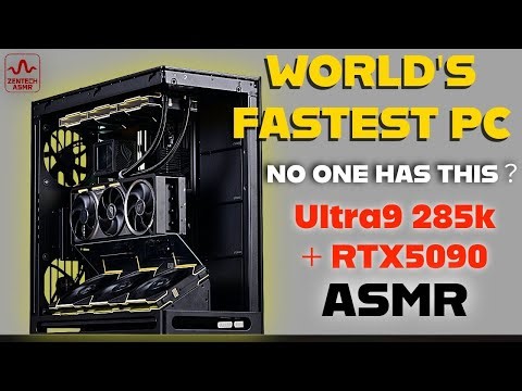 WORLD’S FASTEST PC Build 2025 ⚡ Intel Ultra9 285K + RTX 5090 ASMR | No One Has This Beast!