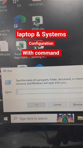 laptop or cpu ka configuration kaise check karte h with command 😃 #itissue #shortit