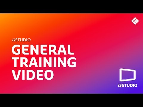 i3STUDIO - Training Video
