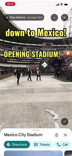 Google Maps Can Do THIS?! 🤯 (World Cup Stadiums Tour) #shorts⁠