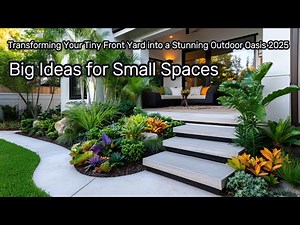 Big Ideas for Small Spaces | Transforming Your Tiny Front Yard into a Stunning Outdoor Oasis 2025