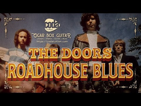 Roadhouse Blues for Cigar Box Guitar - how to play in GDG tuning