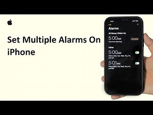 How To Set Multiple Alarms On iPhone 2026 | Create Several Alarms On iOS