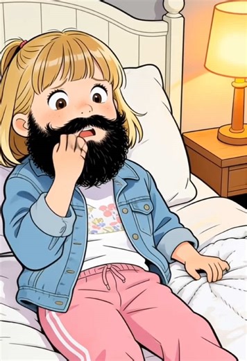 A 9-year-old girl suddenly grew a beard, and the doctor's test results left her parents speechless.