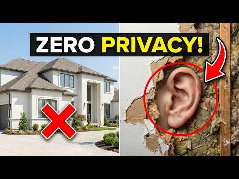 Why Almost ALL New Homes are a Privacy SCAM (The Builder's Secret)