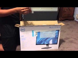 Dell- S2340M 23" Widescreen Flat-Panel IPS LED HD Monitor Unboxing